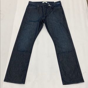 1DENIM MENS ATHLETIC STRAIGHT JEANS SEND BAR W34